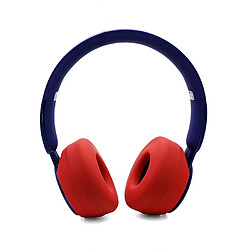 1 Paire Housse de protection casque en Silicone souple pour casque Beats Solo Pro Solo 4 Rouge