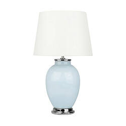 Beliani Lampe de chevet bleu clair BRENTA