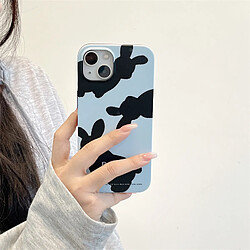 Avis GUPBOO Étui pour iPhoneX/Xs Coque de téléphone simple lapin ombre noire graffiti antichoc