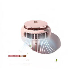 Universal Ventilateur USB portable hypocrite 3 vitesses vent naturel silence mini ventilateur USB portable d'été avec cordon pour l'extérieur/bureau | gadget USB (rose)