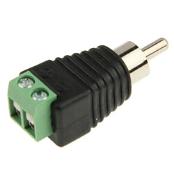 Wewoo Prise de connecteur d'adaptateur de vert d'alimentation RC 10 PCS