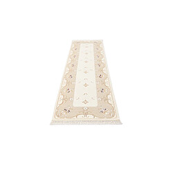 Avis Vidal Tapis de couloir en laine 300x81 beige Darya