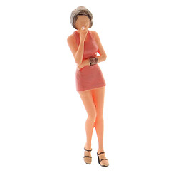 1/64 Miniature De Scène De Rue Personnage Figure Modèle Décor De Scène Rose pas cher