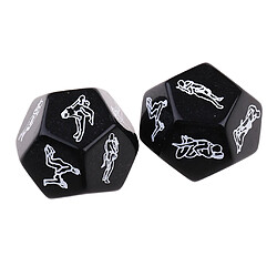 Avis 4pcs D12 Dés de Jeu de Discothèque pour Amoureux des Couples Adultes