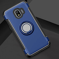 Wewoo Coque Étui de protection magnétique à 360 degrés avec anneau de rotation pour Galaxy J2 Pro 2018 bleu