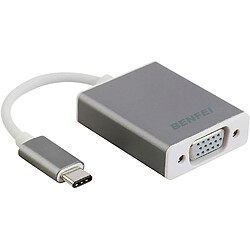 NEDIS Câble Adaptateur USB-C™ Type-C™ Mâle - VGA Femelle 0,2 m Anthracite