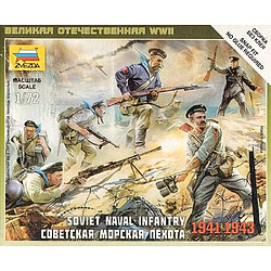 Zvezda Figurines 2ème Guerre Mondiale : Infanterie navale soviétique 1941-1943