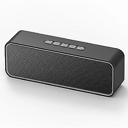 Universal Conférencier portable sans câble, haut-parleur Bluetooth 5.0 avec basse stéréo 3D, batterie de 1500mAh, durée de vie de la batterie de 12 heures (gris)