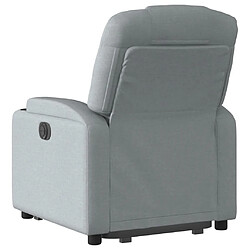 Acheter Maison Chic Fauteuil Relax pour salon, Fauteuil inclinable électrique gris clair tissu -GKD63680