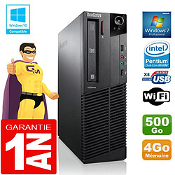 PC Lenovo M92p SFF Intel G630 Ram 4Go Disque 500 Go Graveur DVD Wifi W7 - Occasion