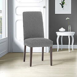 Avis Housse de Chaise Eysa THOR Gris foncé 50 x 55 x 50 cm 2 Unités