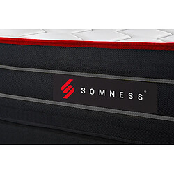 Somness Matelas BOOST ressorts ensachés et mémoire de forme 90x190