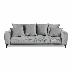 MAISON AUBERTIN Canapé Tissu Droit Gris Clair Altamo 3 Pl