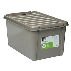 Carrefour Boîte de rangement RECYCLED 45, 47 litres, taupe