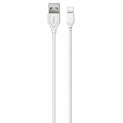 XO NB103 TPE durable universel USB vers USB-C (Type-C) Données et données Câble chargeur rapide 2,4A 2m blanc