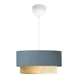 Helloshop26 Lustre lampe lumière suspendu suspension loughborough E27 hauteur 70 cm blanc gris bleu jaune 03_0007540