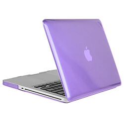 Avis Wewoo Housse Étui Violet pour Macbook Pro 13,3 pouces Chapeau-Prince 3 en 1 Crystal Hard Shell de protection en plastique avec clavier de et prise de poussière de port