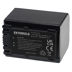 Vhbw EXTENSILO Batterie compatible avec Sony DCR-SR68/R, DCR-SR68E/S, DCR-SR68R, DCR-SR68E appareil photo, reflex numérique (1500mAh, 7,2V, Li-ion)