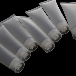 10pcs 30ml Tubes Vides Cosmétiques Conteneurs Bouteilles en Plastique Rechargeable pour Shampooing Nettoyant Gel Douche Lotion pour le Corps pas cher