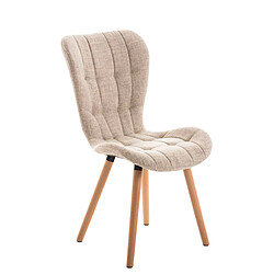 Non Chaise Elda tissu naturel