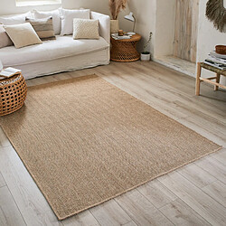 Avril Paris Tapis extérieur - 120x170cm - naturel - 100% polypropylène résistant aux UV - 1400 gr/m2 - LYS