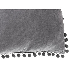 Acheter Atmosphera, Createur D'Interieur Coussin à pompons 40x40 cmInstants volés - gris foncé - Atmosphera