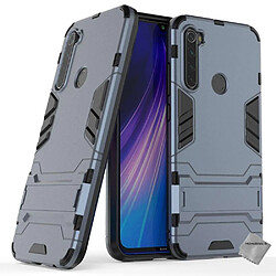 Htdmobiles Coque rigide anti choc pour Xiaomi Redmi Note 8T + film ecran - BLEU FONCE