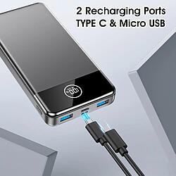 Acheter SANAG Power Bank, Batterie Externe 22,5 W 12 000 Mah Avec Sortie Usb-C/Usb-A, Qc 4.0, Compatible Avec Iphone, Samsung Galaxy, Ipad Et Plus Encore