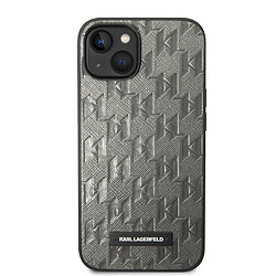 Avis Karl Lagerfeld Coque arrière rigide pour iPhone 14 - Logo Gris