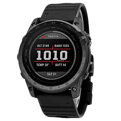 Garmin Tactix 7 Standard Edition Montre Connectée 51mm Cardiofréquencemètre Capteur de Sommeil Noir