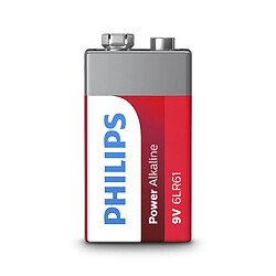 Philips Power Alkaline Batterie 6LR61P1B/10