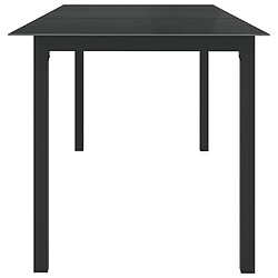 Acheter Salle à manger de jardin 9 pcs,Table et chaise à dîner Aluminium Anthracite -MN22674