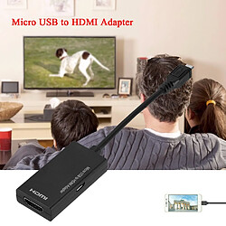 Avis Universal Câble compatible USB à HDMI Adaptateur USB 2.0 Homme à HDMI Adaptateur pour Femme HTC LG |