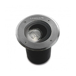 Leds C4 Spot à encastrer Gea, GU10, inox 316 et verre, orientable