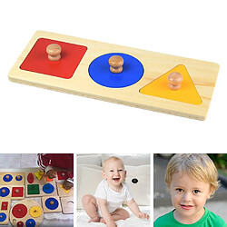 Avis Forme De Géométrie En Bois Tri Correspondant Puzzle Amusant Compétence Moteur Jouets Style C