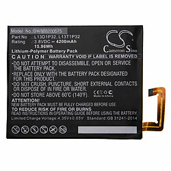 vhbw batterie compatible avec Lenovo Tab 2 A8-50, 2 A8-50F, 2 A8-50LC tablette tablet (4200mAh, 3.8V, Li-Polymère)