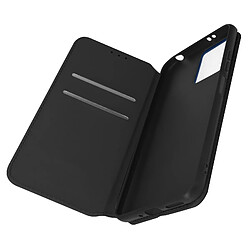 Avizar Étui pour Redmi Note 12 5G clapet magnétique porte-carte support vidéo Noir