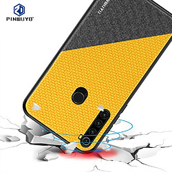 Coque en TPU + PU combo jaune pour votre Xiaomi Redmi Note 8T