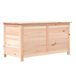 vidaXL Boîte à coussins d'extérieur 100x50x56 cm Bois de sapin massif