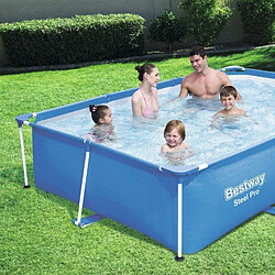 Piscine Rectangulaire Sans Épurateur Bestway Steel Pro 259x170x61 cm Capacité 2.300 Litres