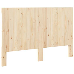 Maison Chic Tête de lit scandinave,Meuble de chambre 160x104 cm bois massif de pin -MN80273 pas cher