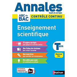 Enseignement scientifique terminale : contrôle continu : nouveau bac - Occasion