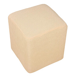 Acheter Housse De Repose-pieds Housse De Repose-pieds Rectangulaire Ottoman Extensible Beige