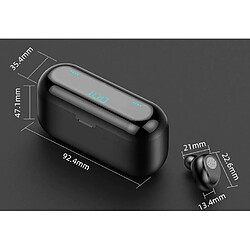 Acheter Shop Story Écouteurs stéréo sans fil - Bluetooth V5.0 avec Power Bank - Noir