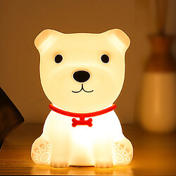 Universal Veilleuse enfant capteur tactile chien drôle salle de télécommande décoration lampe de table colorée chambre enfant bébé cadeau | Veilleuse LED