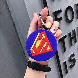 GUPBOO Airpods Coque Housse Étui Protecteur Compatible pour AirPods 3-Bande dessinée Marvel Superman Silicone