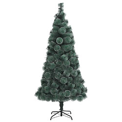 vidaXL Arbre de Noël artificiel avec LED et boules Vert 150 cm PVC PE