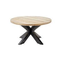 Acheter Lisa Design Eldorado - table basse - bois et noir - 80 cm