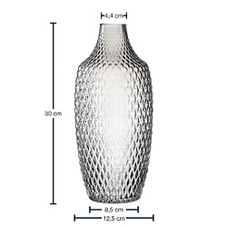 Avis LEONARDO Poesia Vase Flaschenförmige Vase Glas Grau (018679)