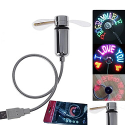 Universal Bricolage USB LED Lampe Clignotant Auto-émission Ventilateur Édition Affichage Couleur Lettre Symbole Numéro Salut Bannière Ventilateur pour PC Power Bank | USB Gadget